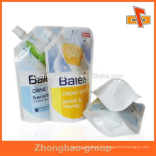 Custom mede high quality juice drink spout pouch bag with print